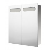 BCMR22124 Bathroom Cabinet with 2 Mirror Doors
