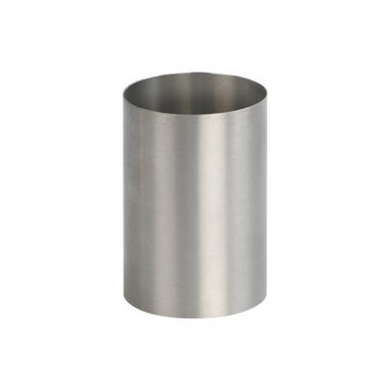 Tortuga Ovale Stainless Sleeve for Step Light in Stone, Concrete, Brick or Masonary